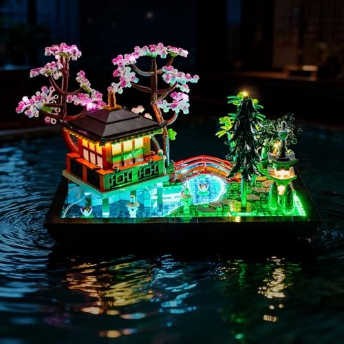 LED Lighting Compatible with Lego Tranquil Garden 10315