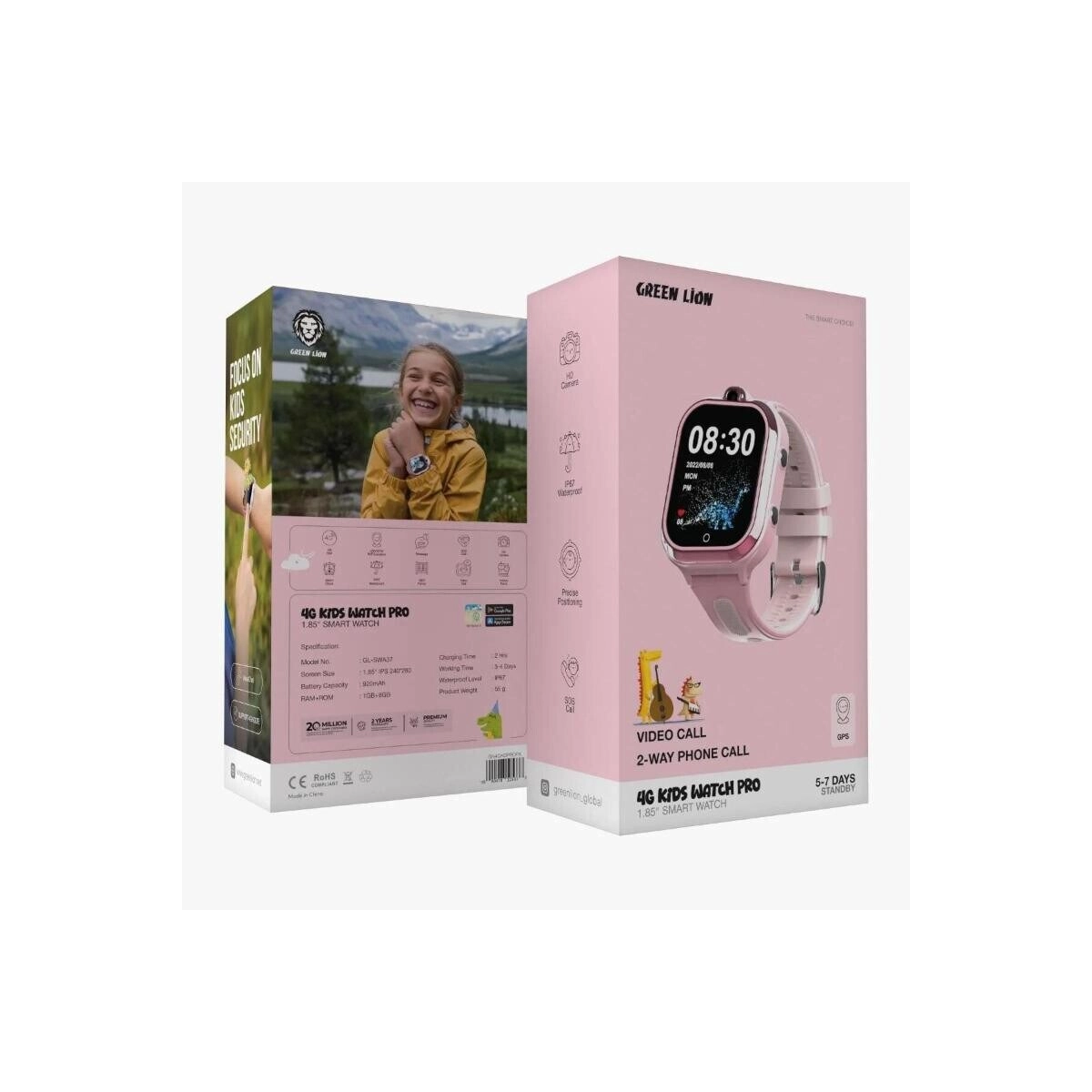 Kids Smartwatch - 4G 1.85" Display