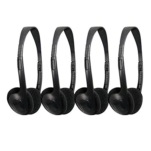 Lightweight Stereo Headphones Wired Headphone Bundle
