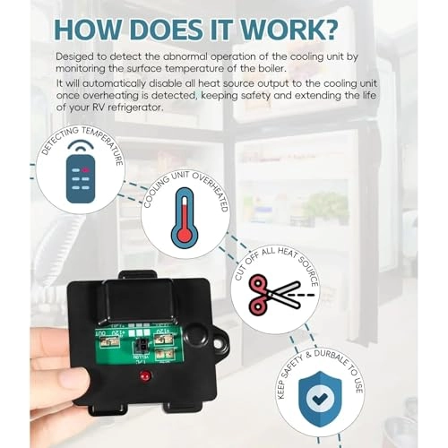 RV Refrigerator Temp Monitor - Replacement for Norcold 2118 1200 1201 1210 1211