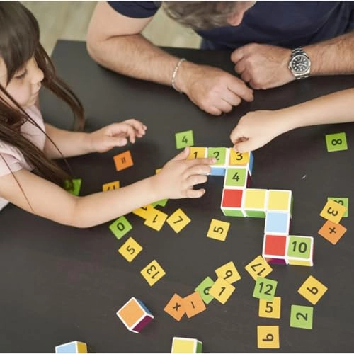 Magicube Math Building And Clips - 55 pcs