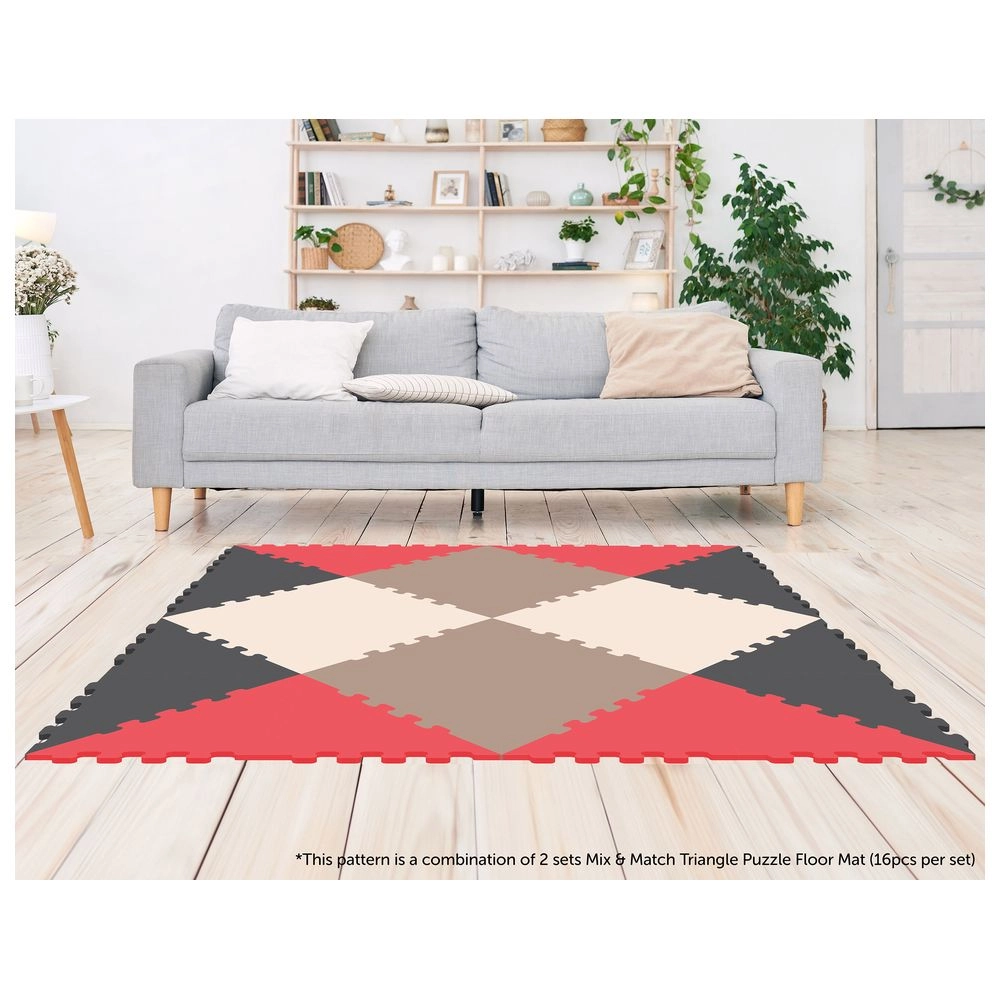 Triangle Puzzle Floor Mat - 10 Months