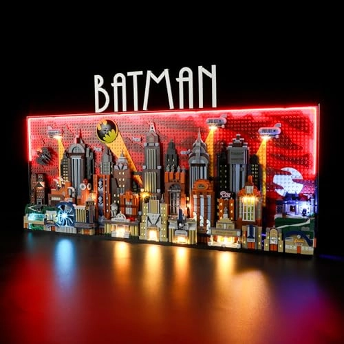 Set of Lights for Lego 76271 Animated Series Gotham City Building Model - Gotham City LEGO