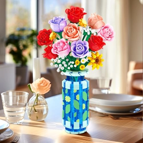 Flowers Bouquet Building Set - 827 pcs