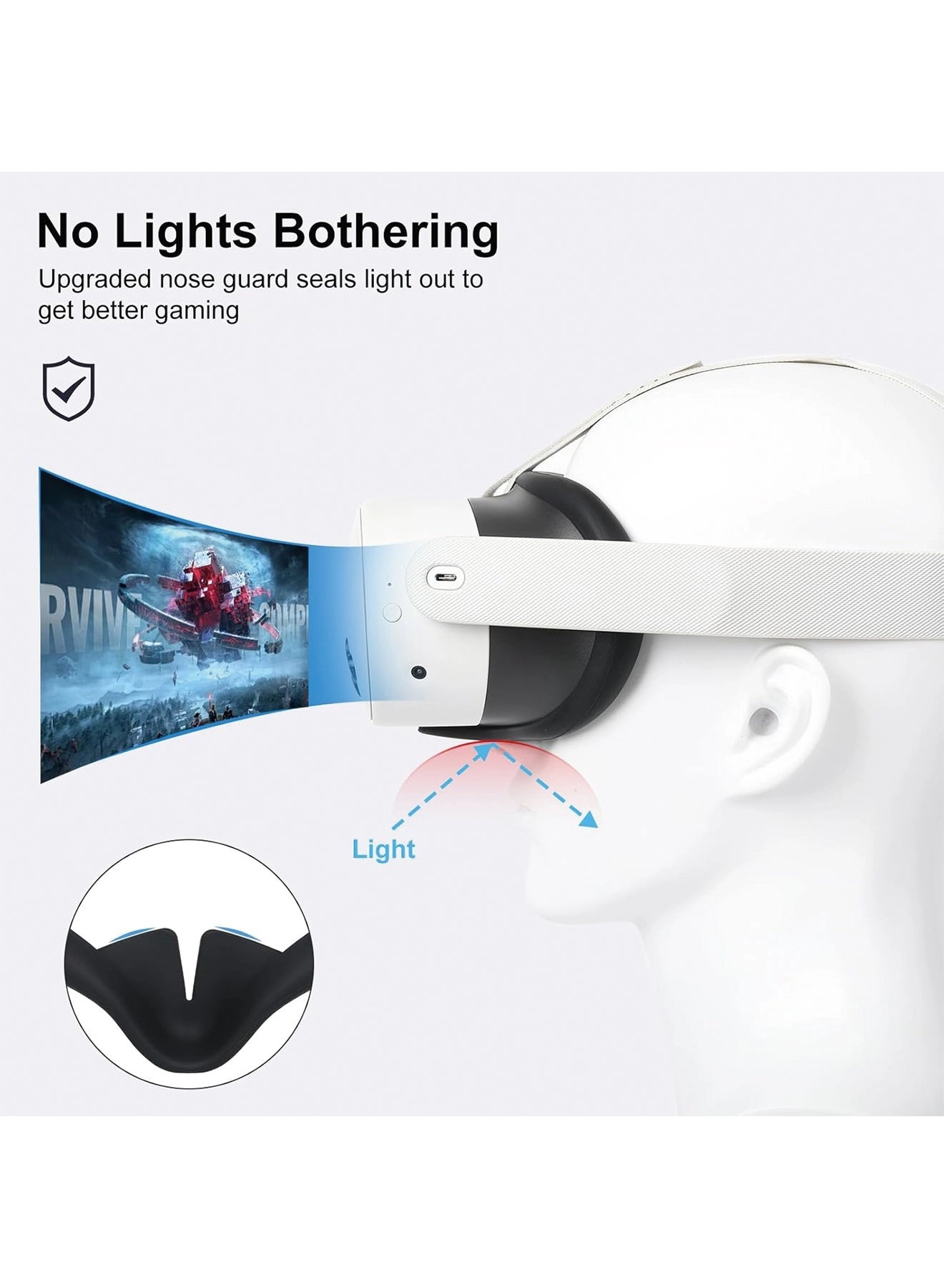 VR Silicone Face Pad Cover