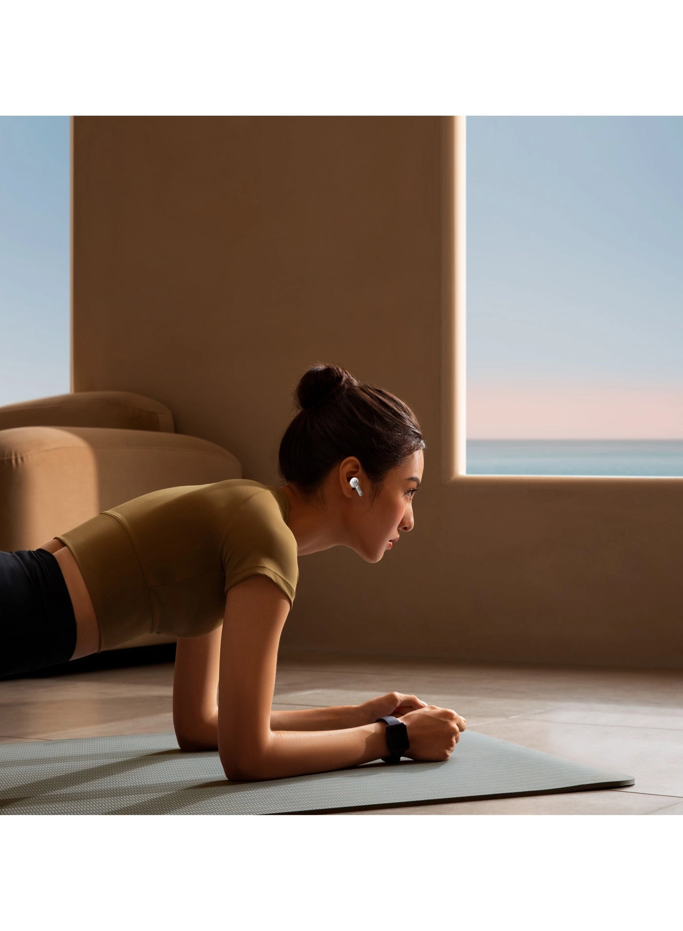 Hybrid ANC+ENC 6Mic Earphone Wireless Earphone