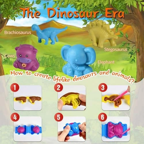 Rocket Noodle Playdough Toy Set - 47 pcs