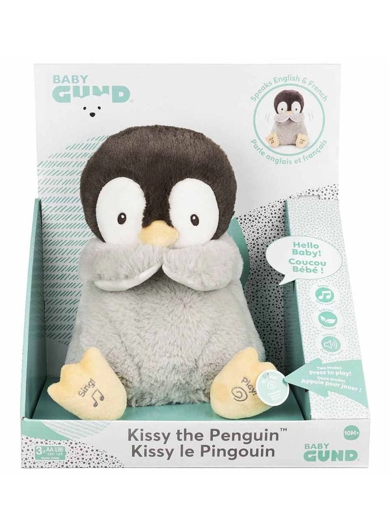 GUND Kissy The Animated Penguin - Sound effects