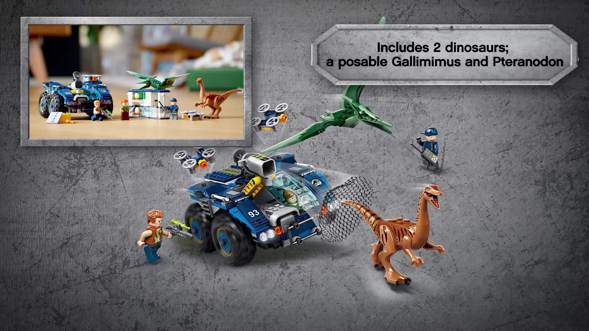 Jurassic World Gallimimus and Pteranodon Breakout (75940)