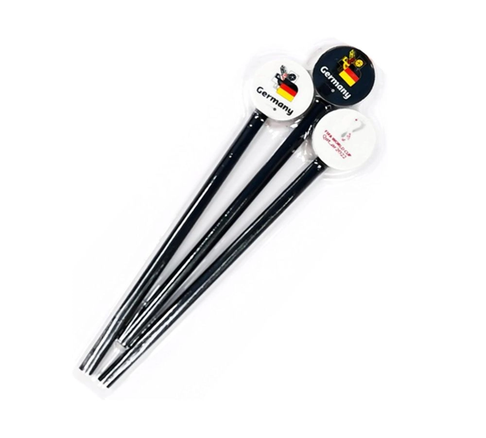 FIFA Country Pencils - Pack of 3 Round Eraser