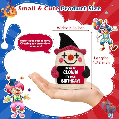 Crochet Clown - Birthday