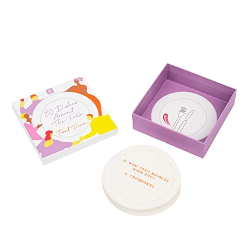 80 Dishes Food Trivia Game - English 5 years and up