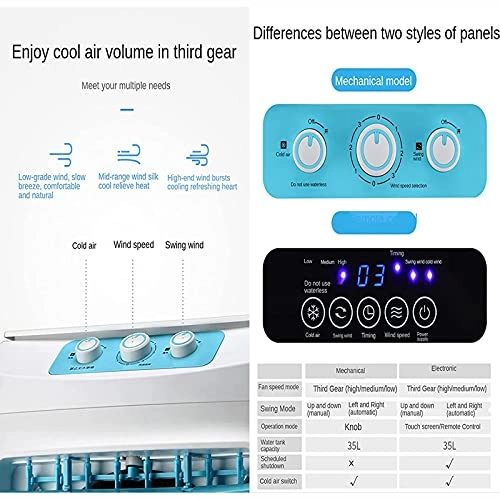 Evaporative Air Cooler - 6000m³ 35L