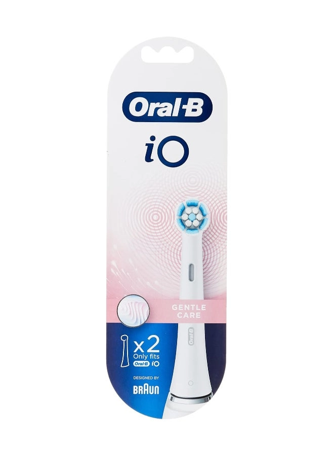 Oral-B iO RB SW-2 - Pack Of 2 Gentle Care Replacement Brush Heads