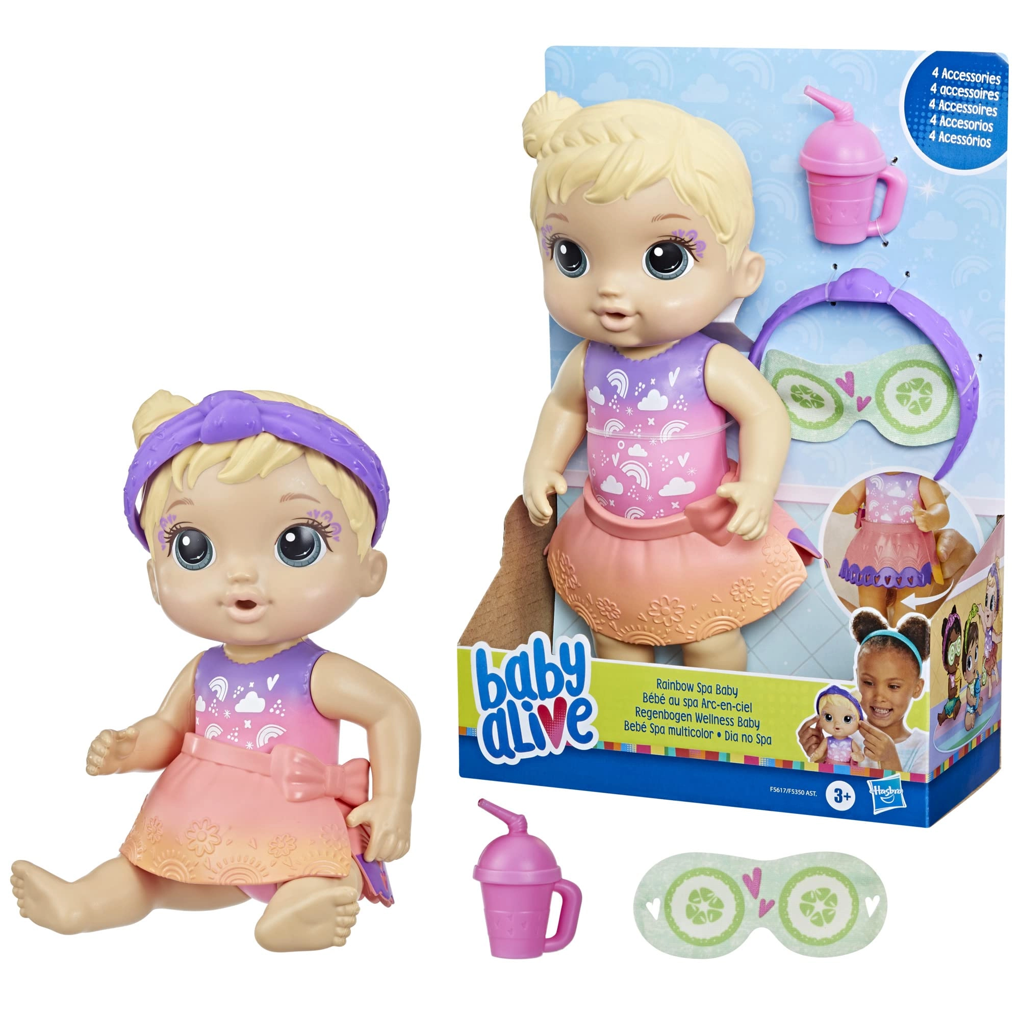 Hasbro Rainbow Spa - 10-inch Blonde Hair Ages 3+