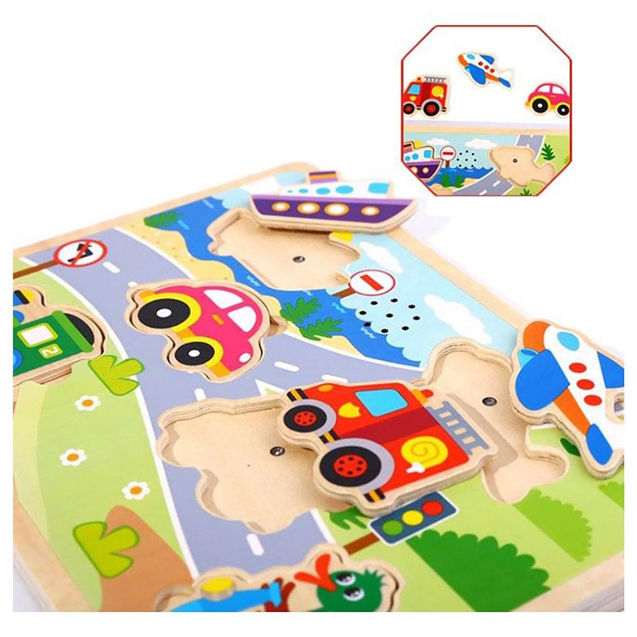 Vehicles Puzzle - Suitable for 18 months & above