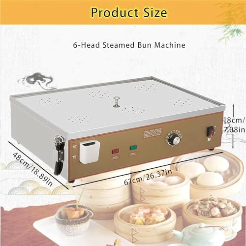 Electric Dim Sum Steamer - 2/4/6 hole 30-110C
