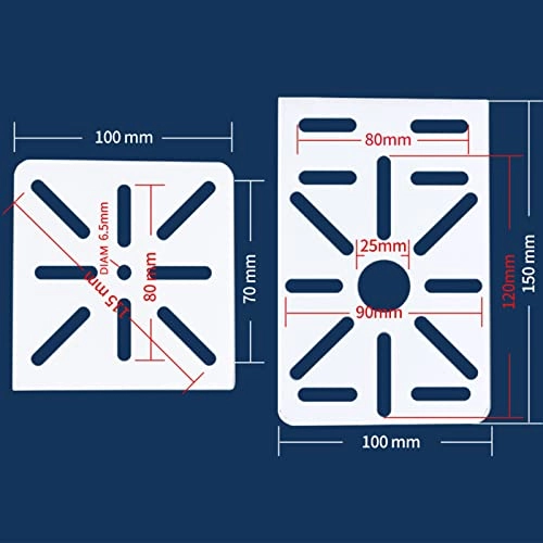 BK06P - L-Shape Wall and Ceiling Mount Bracket 2 Count White