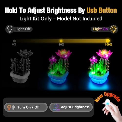 Light Kit - 11509 Flowering Cactus ON/Off Dimmer Hidden Cable