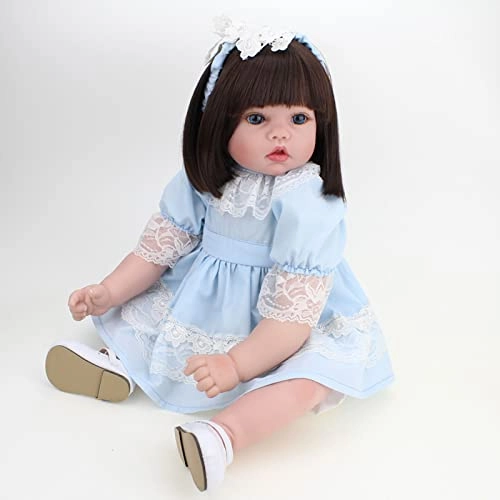 Rebirth Baby Doll - 20 Inch Vinyl Cotton Body Blue Eyes