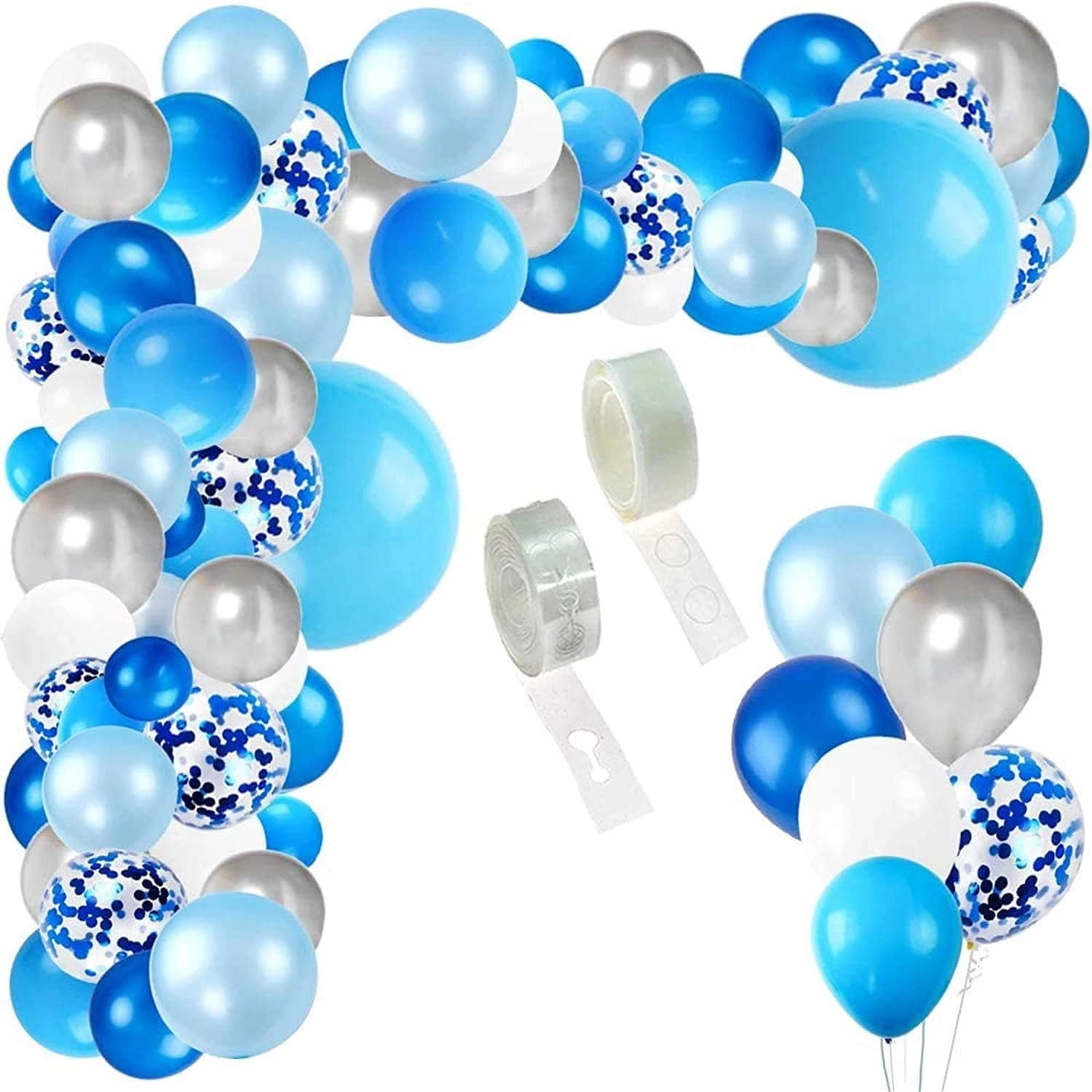 Party Time Trading LLC Balloon Garland Arch Kit - 130pcs Baby Shower Wedding Birthday