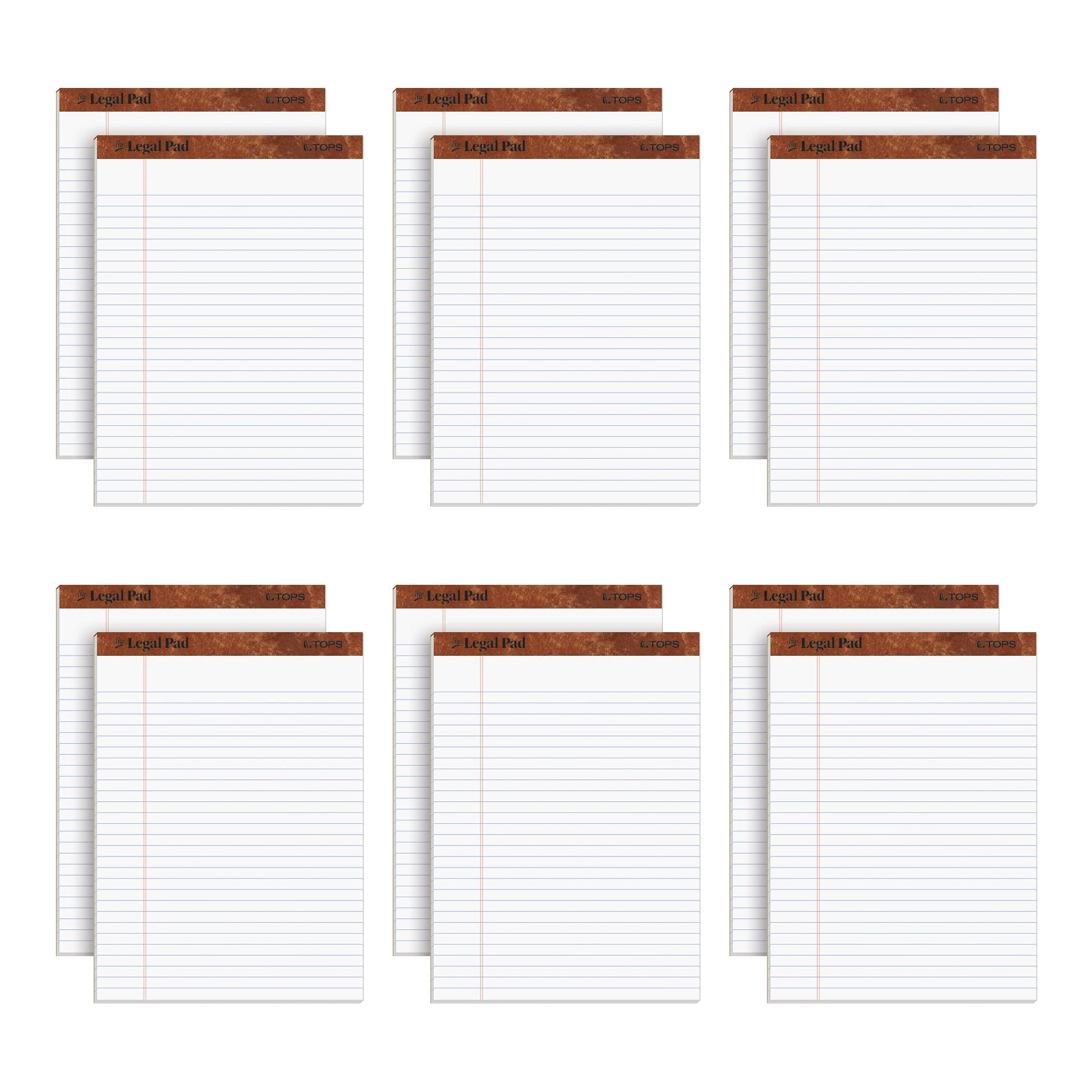Legal Pad 11.75x8.5 inches Softcover - Lined 50 Sheets