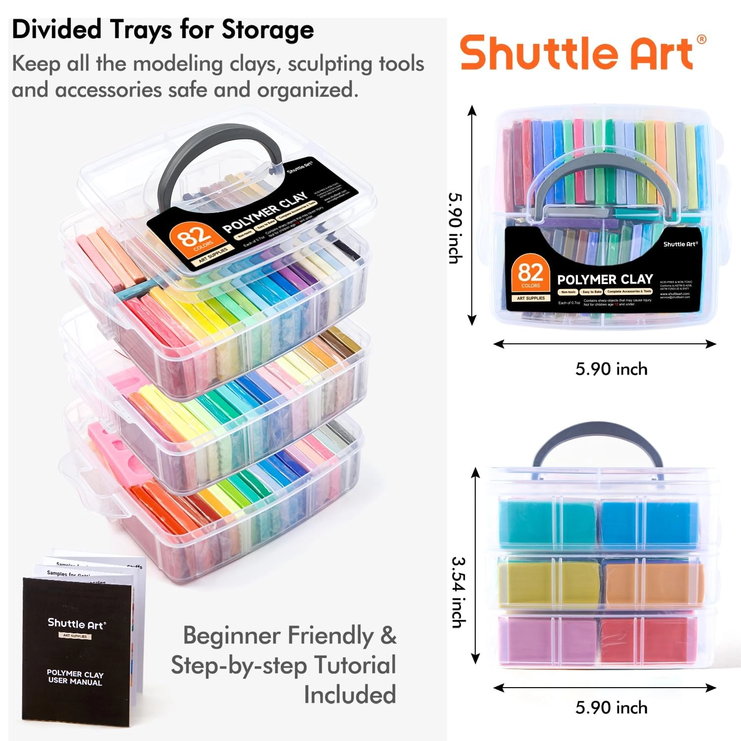 Polymer Clay Kit - 35 piece(s)