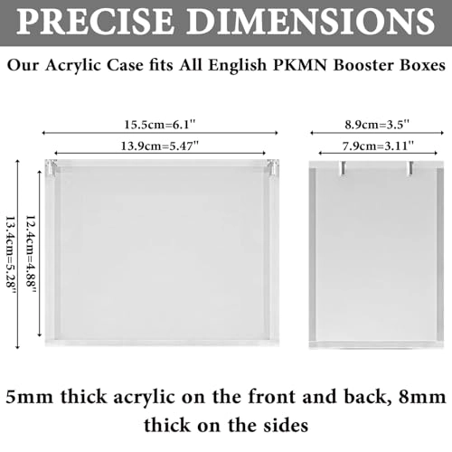 PKMN Booster Box Case - Acrylic Stackable Pack