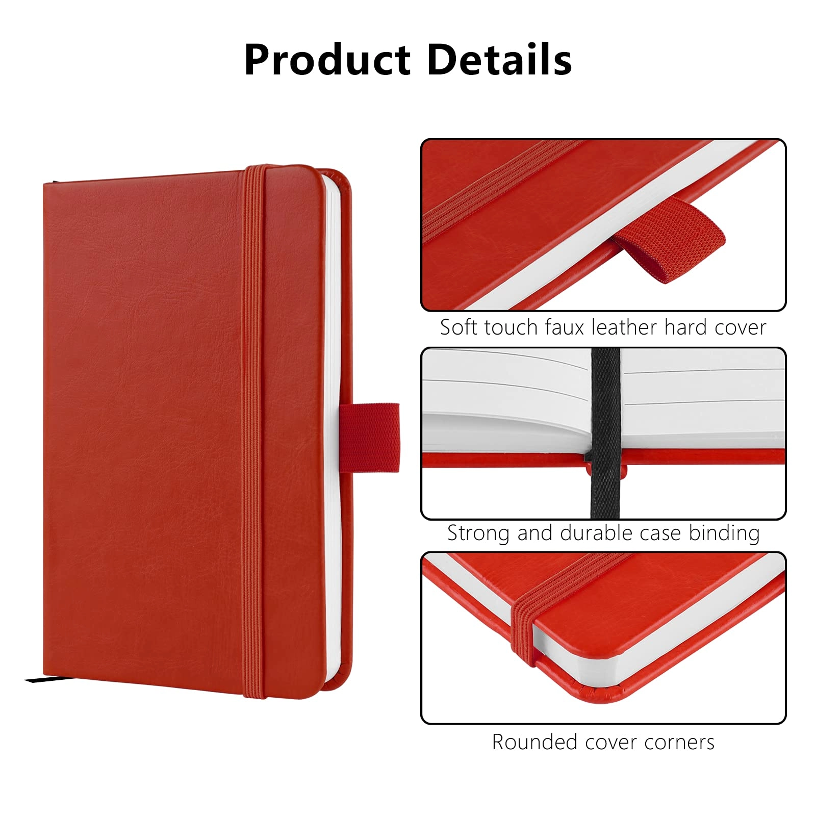 A6 Notebooks A6 Hardcover - Lined 100 Sheets