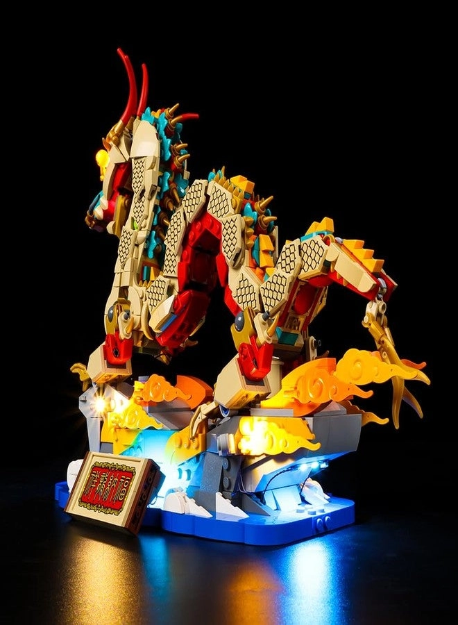 Light Kit Compatible with Lego Auspicious Dragon 80112 - Lights Only Classic Version