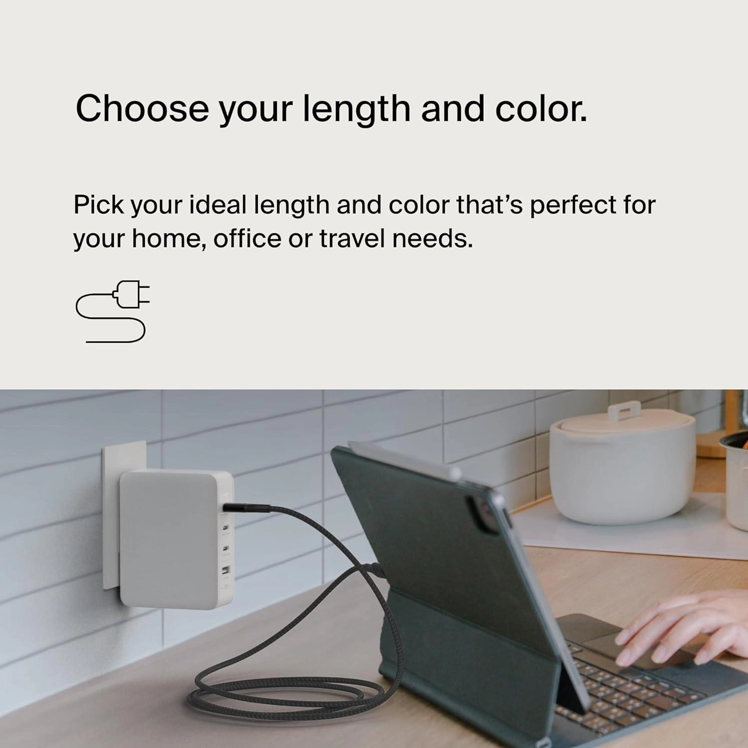 BoostCharge Cable USB-C to USB-C 2m