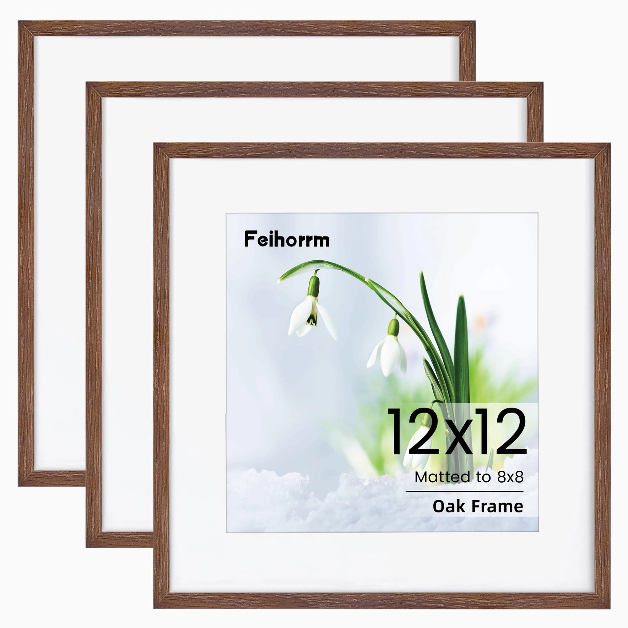 Feihorrm Photo Frame - 12×12 3 Pack