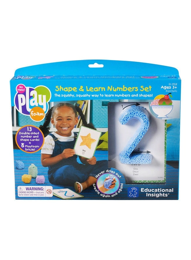 Playfoam Shape & Learn Numbers - 3+ Years