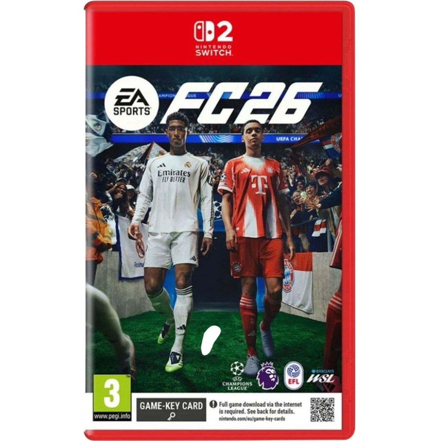 Switch 2 - 256GB + FC26 + Blade Anti Blue Light Tempered Glass - 0.3mm