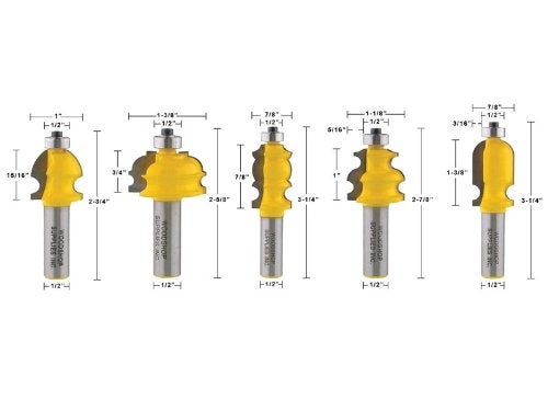 Architectural Molding Router Bits - 1/2-Inch 10 Bit