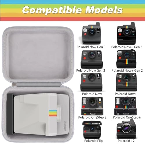 Hard Travel Case - Polaroid I-2, Now+ 2nd Generation I-Type, Originals Now+, OneStep 2, OneStep+ Instant Film Camera