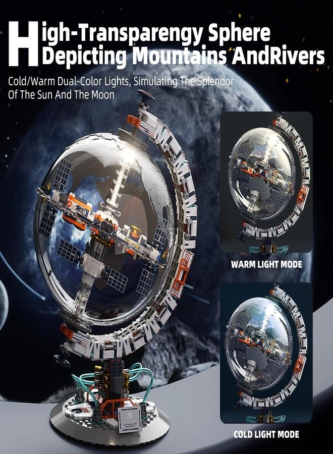 Space Station Globe Building Set Science Experiments - 8-14 years 657 pieces