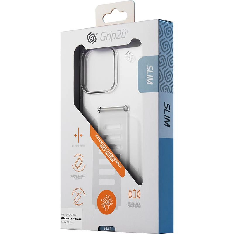 Slim Back Cover - TPU Material Back Cover Mobile Case with Strap for iPhone 15 Pro Max