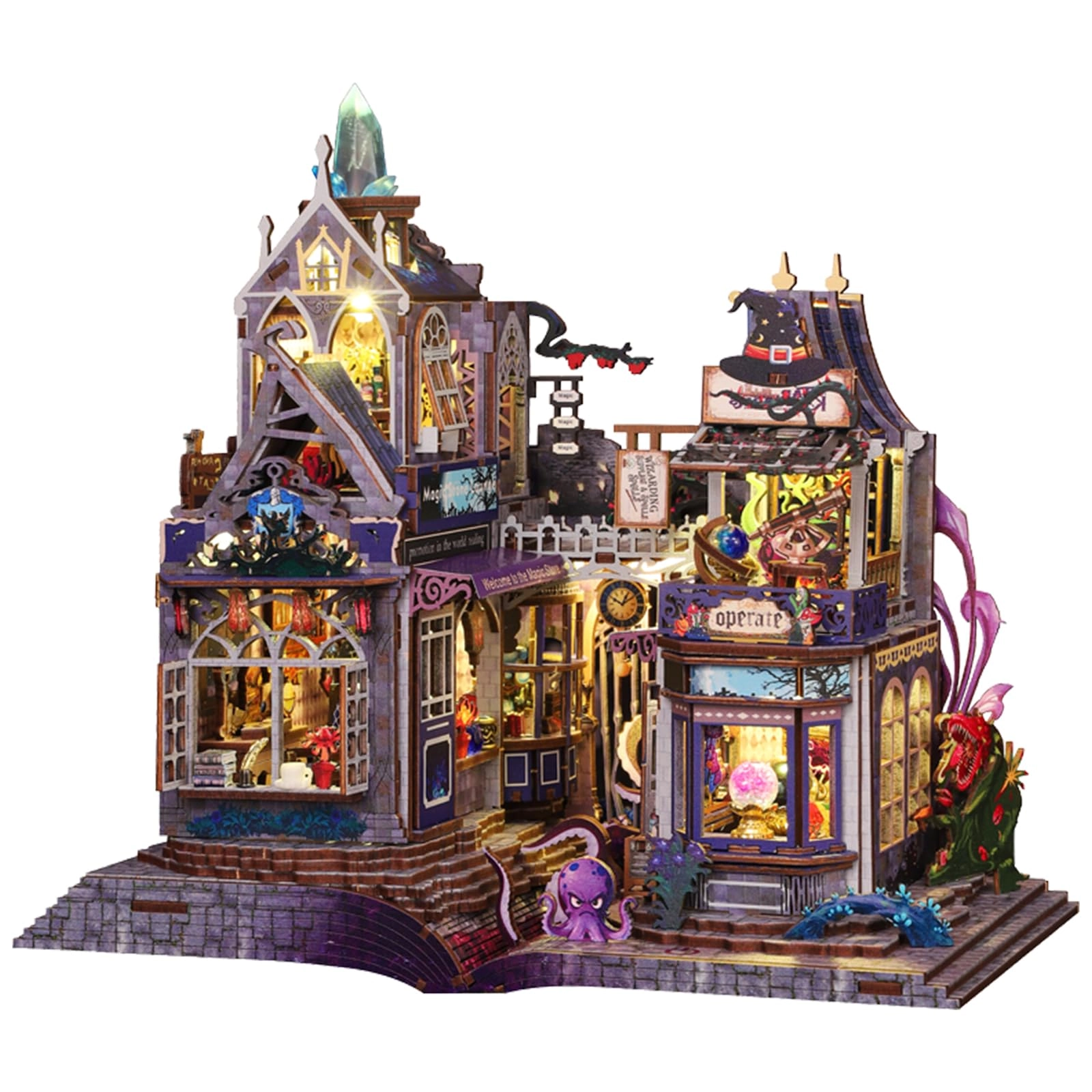 Book Nook Kit - Animal, Beach, Christmas, Fantasy, Floral, Forest, Halloween, Movie, Music, Princess 1:24