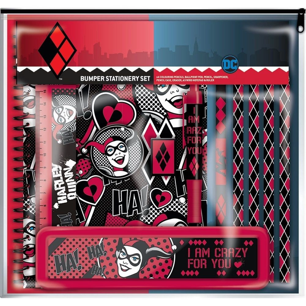 PYRAMID POSTERS Warner Bros Harley Quinn - I Am Crazy For You Retro - 23 x 35.5 x 3.5 cm