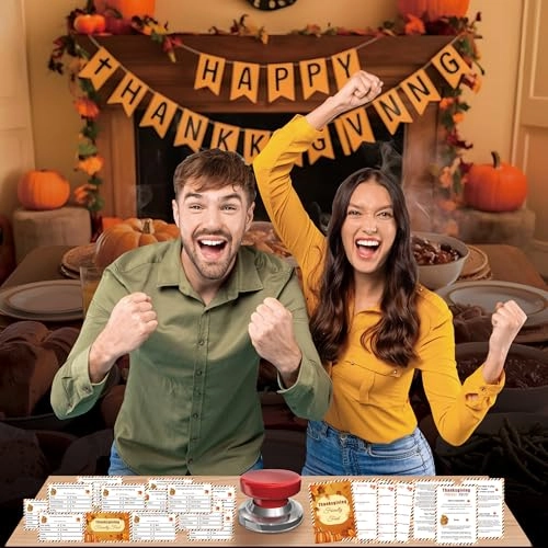 Thanksgiving Feud Quiz - 3 instruction cards 3 final cards 12 preliminary cards 15+