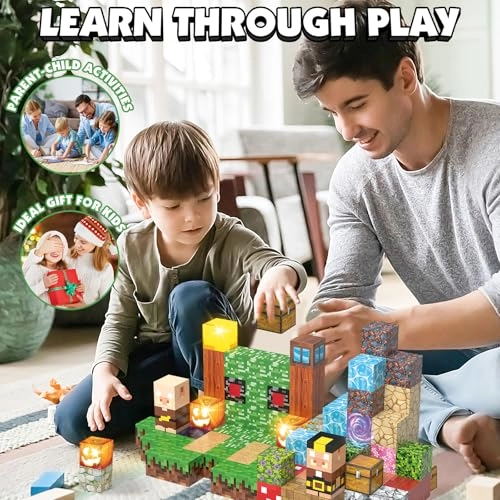 Magnetic Building Blocks - 100 pcs