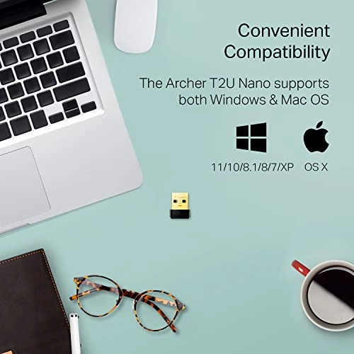 Archer T2U Nano - Dual Band USB 2.0 Type A Wi-Fi