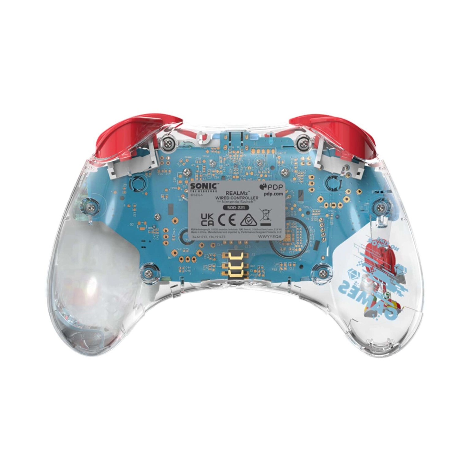 Realmz Sonic The Hedgehog Wired Controller - Nintendo Switch PC