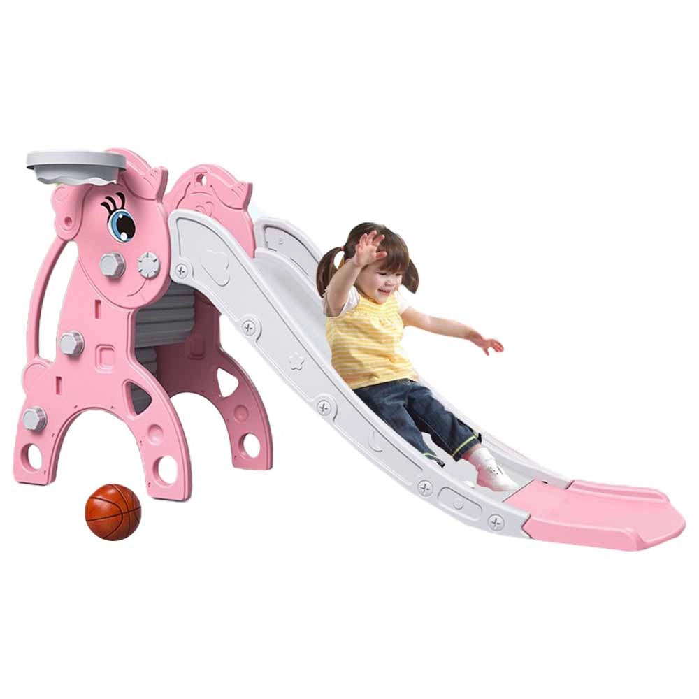 Megastar Pony Foldable Slide - Ball Basketball Hoop