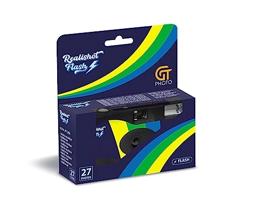 Realishot Flash Disposable Camera - 27 Photos Built-in flash