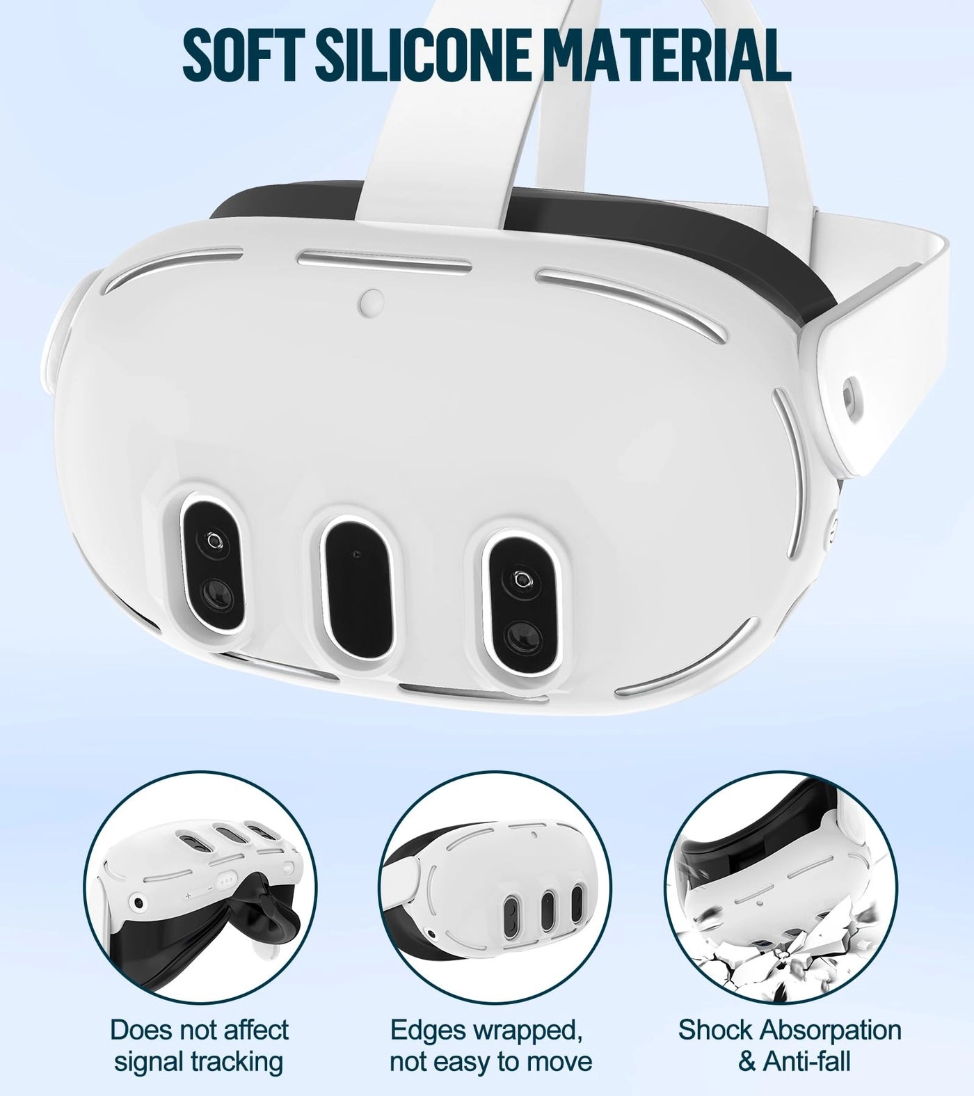 Silicone Cover Set - Compatible with Meta/Oculus Quest 3 Controller Grips