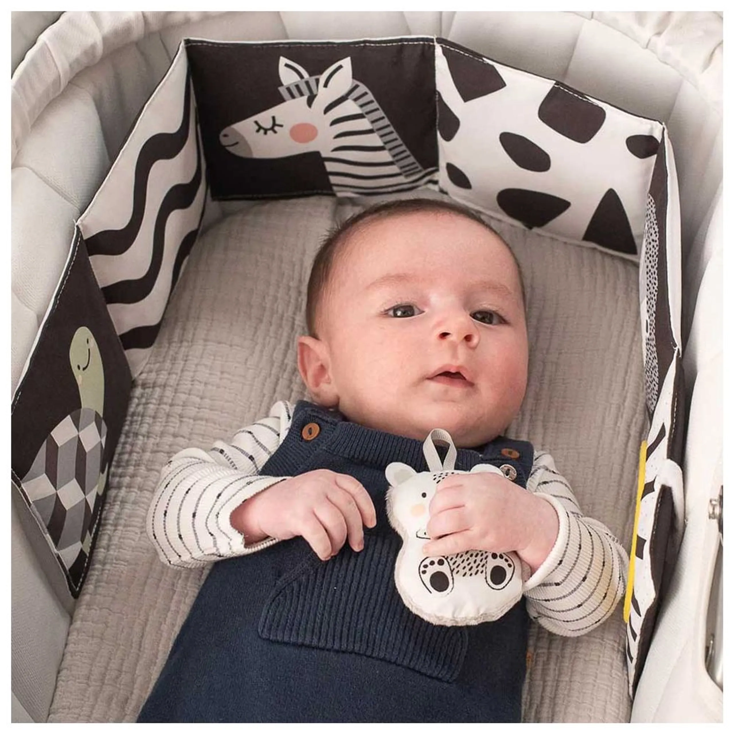 Tummy-time Mirror Polyester Book - 0-36 months