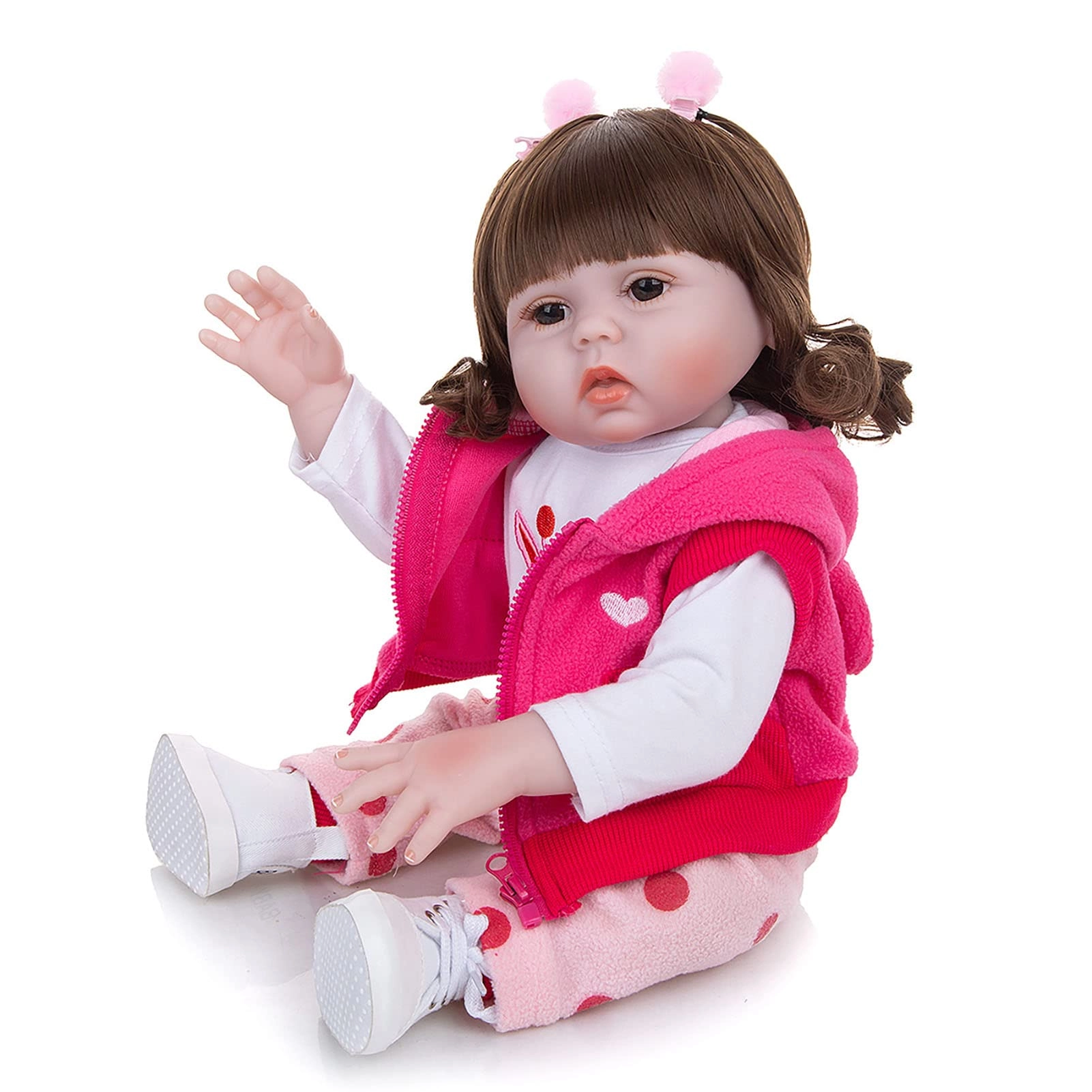 Reborn Baby Doll - 19 Inch Vinyl Girl
