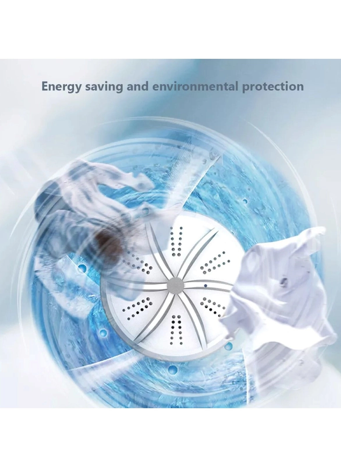 Compact & Portable Mini Washing Machine Easy & Efficient Laundry Solution